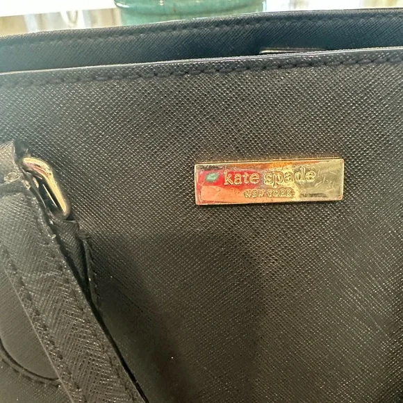 Kate Spade Saffiano Leather Handbag Satchel Tote - Picture 5 of 6